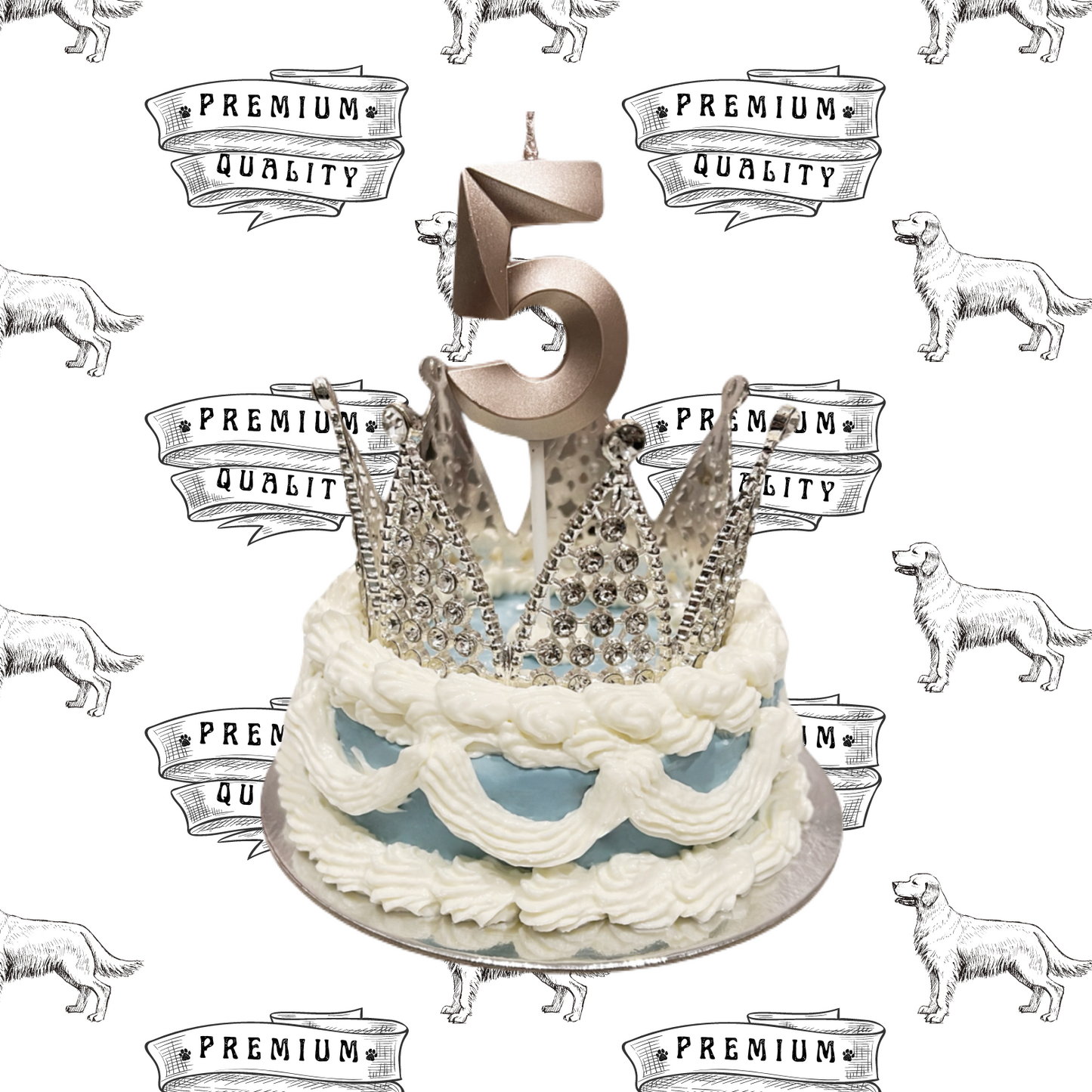 Crown Cake (No-Fat Cream Cheese Frosting)